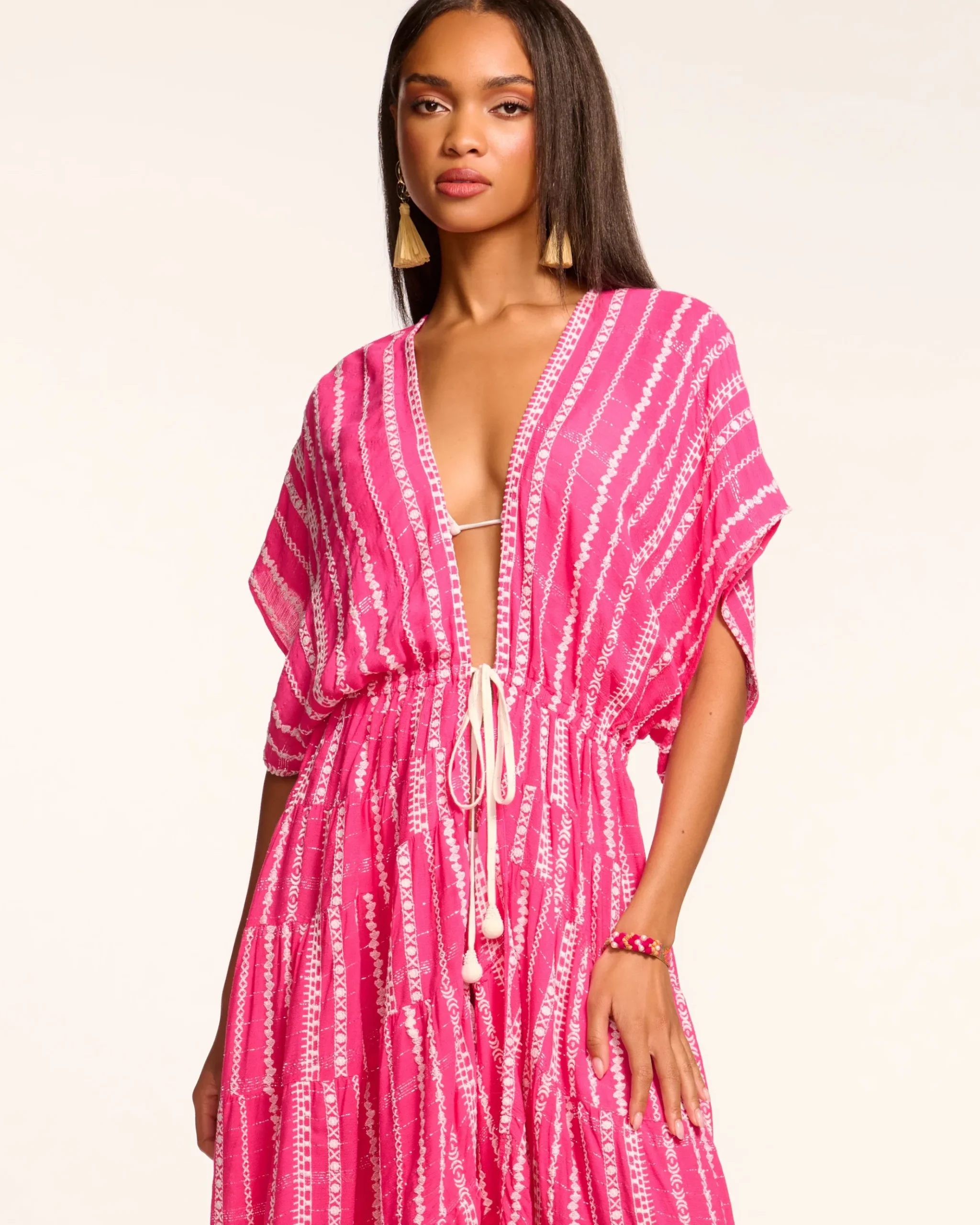 Addaline Embroidered Coverup Dress