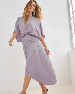 Adiel Wrap Midi Dress