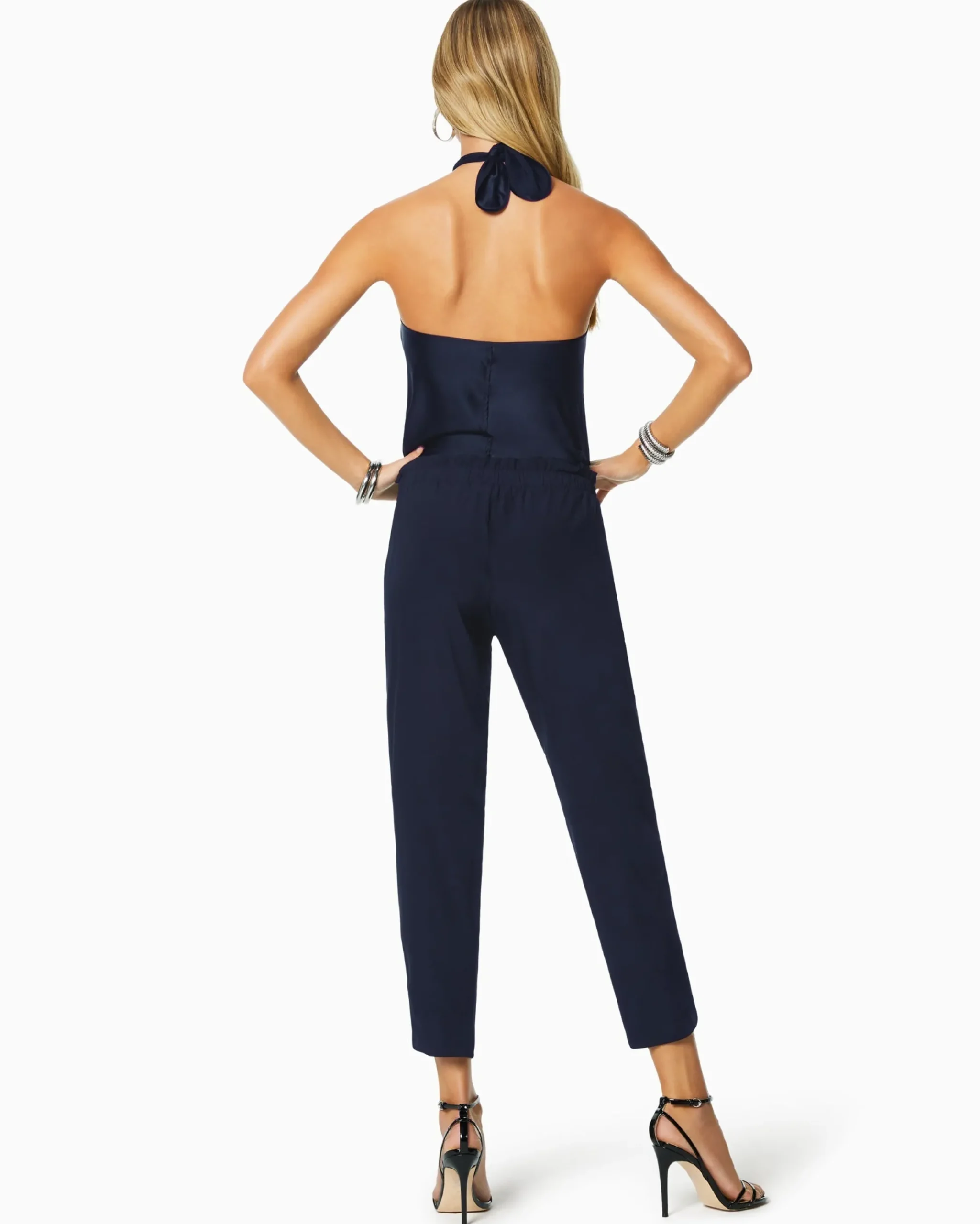 Allyn Silk Paperbag Waist Pant
