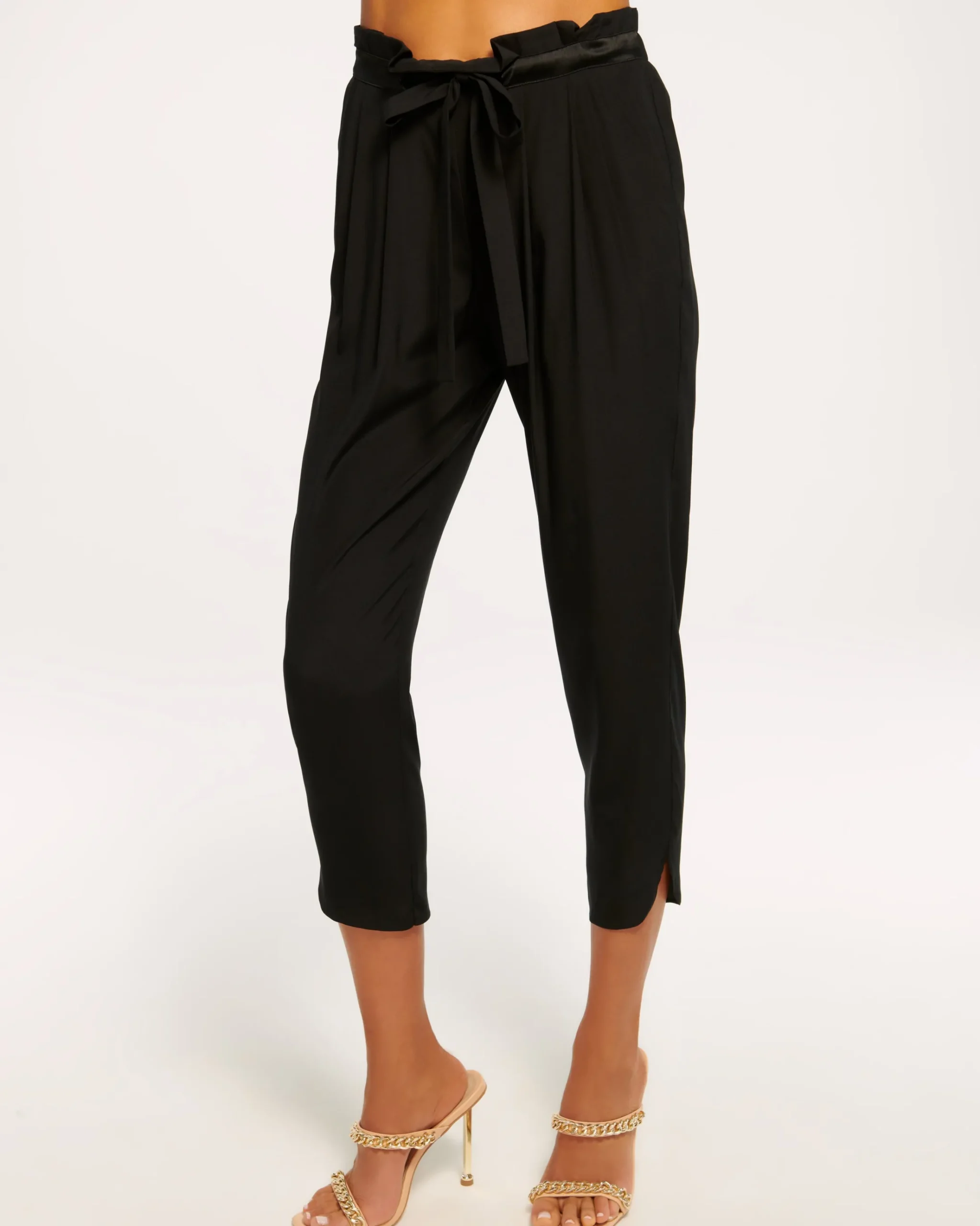 Allyn Silk Paperbag Waist Pant