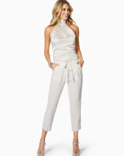 Allyn Silk Paperbag Waist Pant