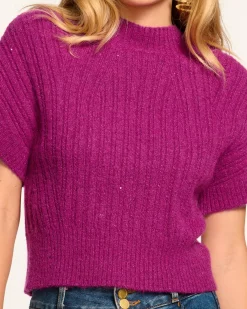 Amadeus Short Sleeve Wool Sweater