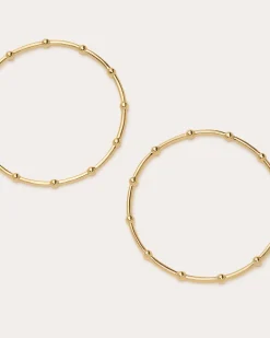 Angely Drop Hoop Earrings