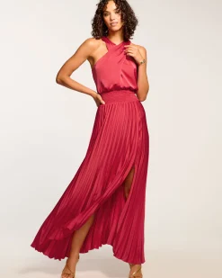 Arina Halter Maxi Dress