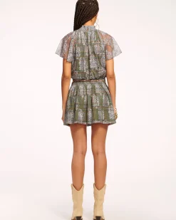 Arizona Smocked Waist Mini Dress