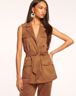 Austin Faux Suede Vest