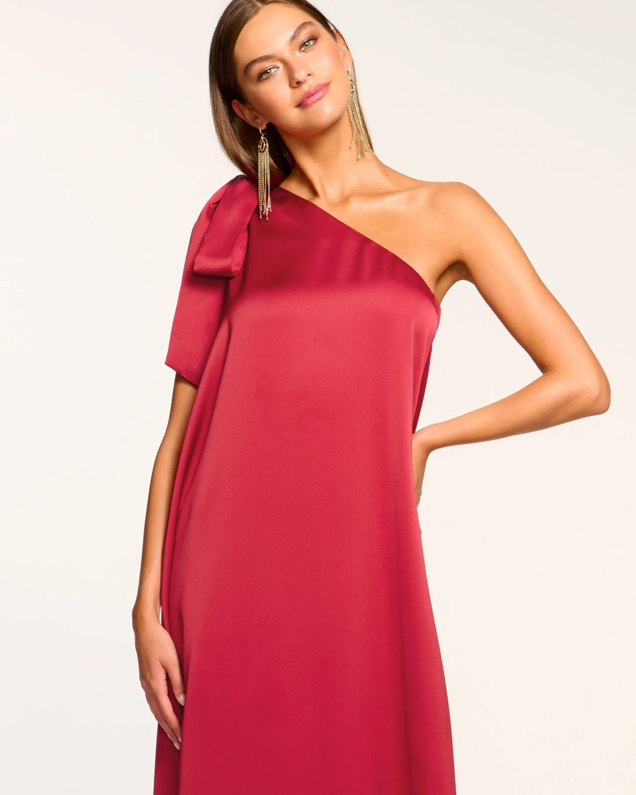 Benita One-Shoulder Gown