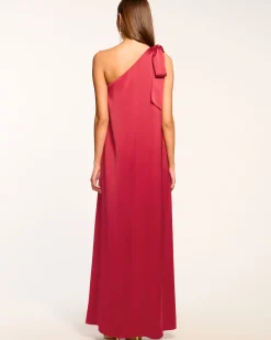 Benita One-Shoulder Gown