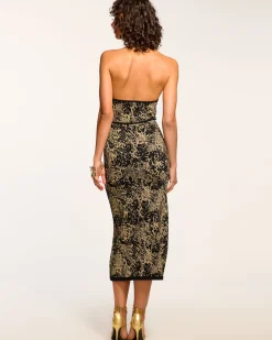 Candace Knit Halter Midi Dress