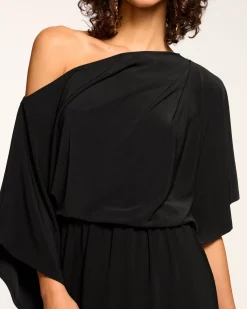 Carlina Off-The-Shoulder Jersey Midi Dress