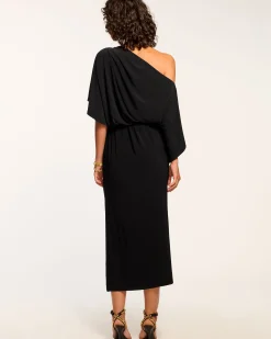 Carlina Off-The-Shoulder Jersey Midi Dress