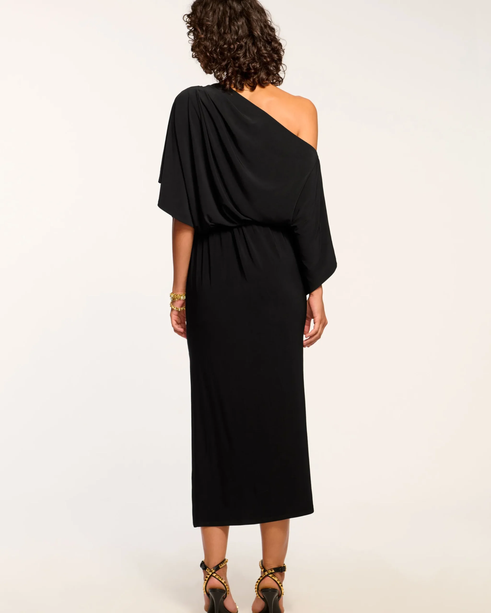 Carlina Off-The-Shoulder Jersey Midi Dress