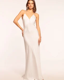 Caspe V-Neck Gown