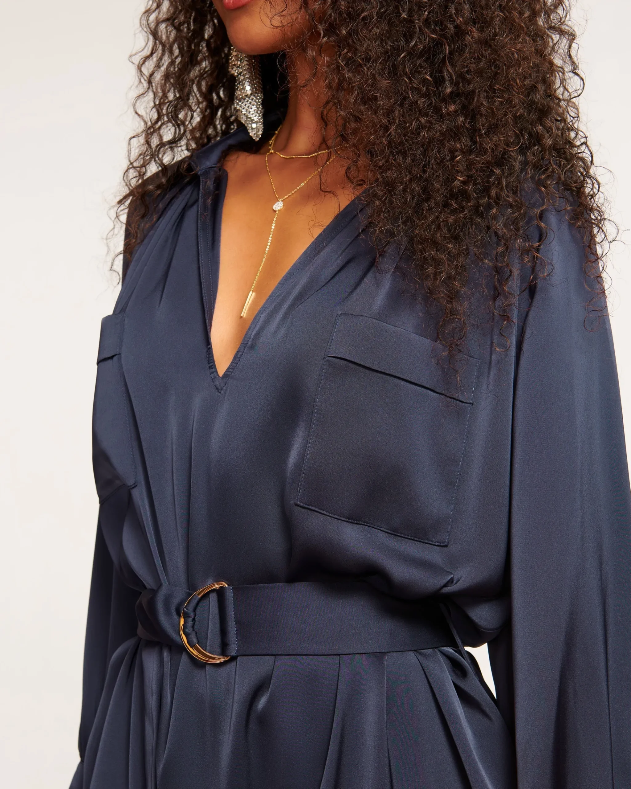 Cecilia Belted Midi Dress