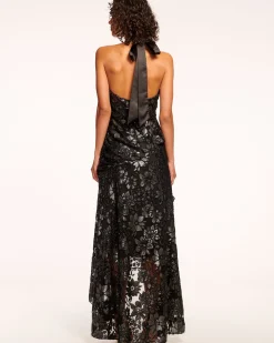 Chaplin Lace Halter Gown