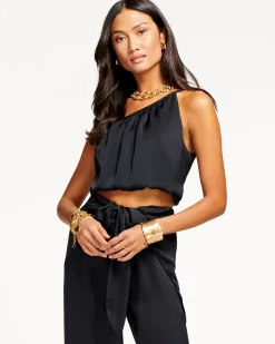 Cheryl One-Shoulder Crop Top