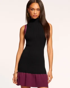 Cody Colorblock Mini Sweater Dress