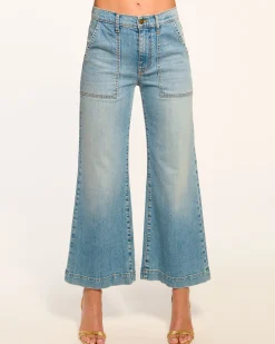 Cropped Clifford Wide Leg Jean