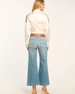 Cropped Clifford Wide Leg Jean