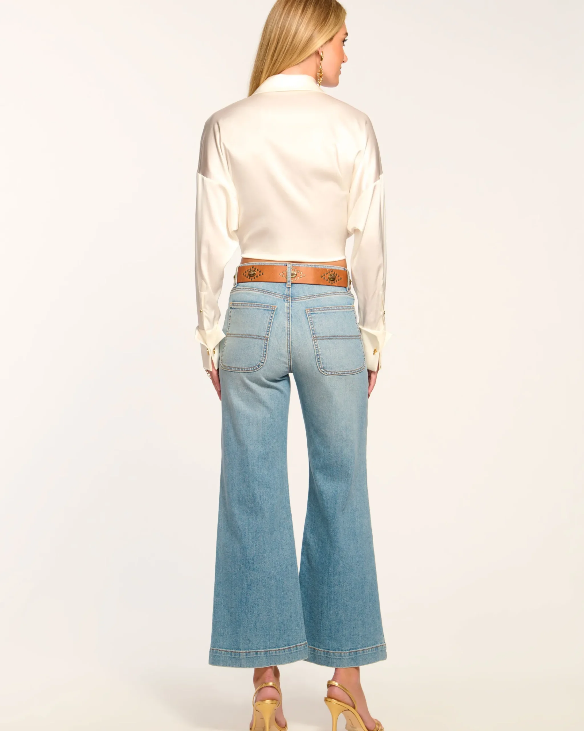 Cropped Clifford Wide Leg Jean