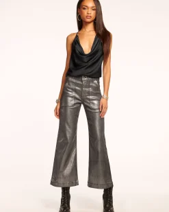 Cropped Metallic Clifford Jean