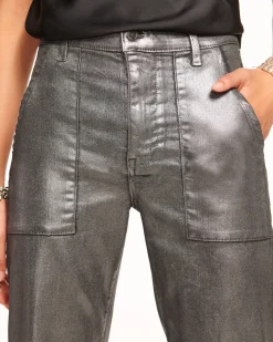 Cropped Metallic Clifford Jean