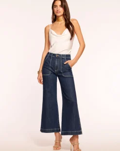 Cropped Theodora Wide Leg Jean