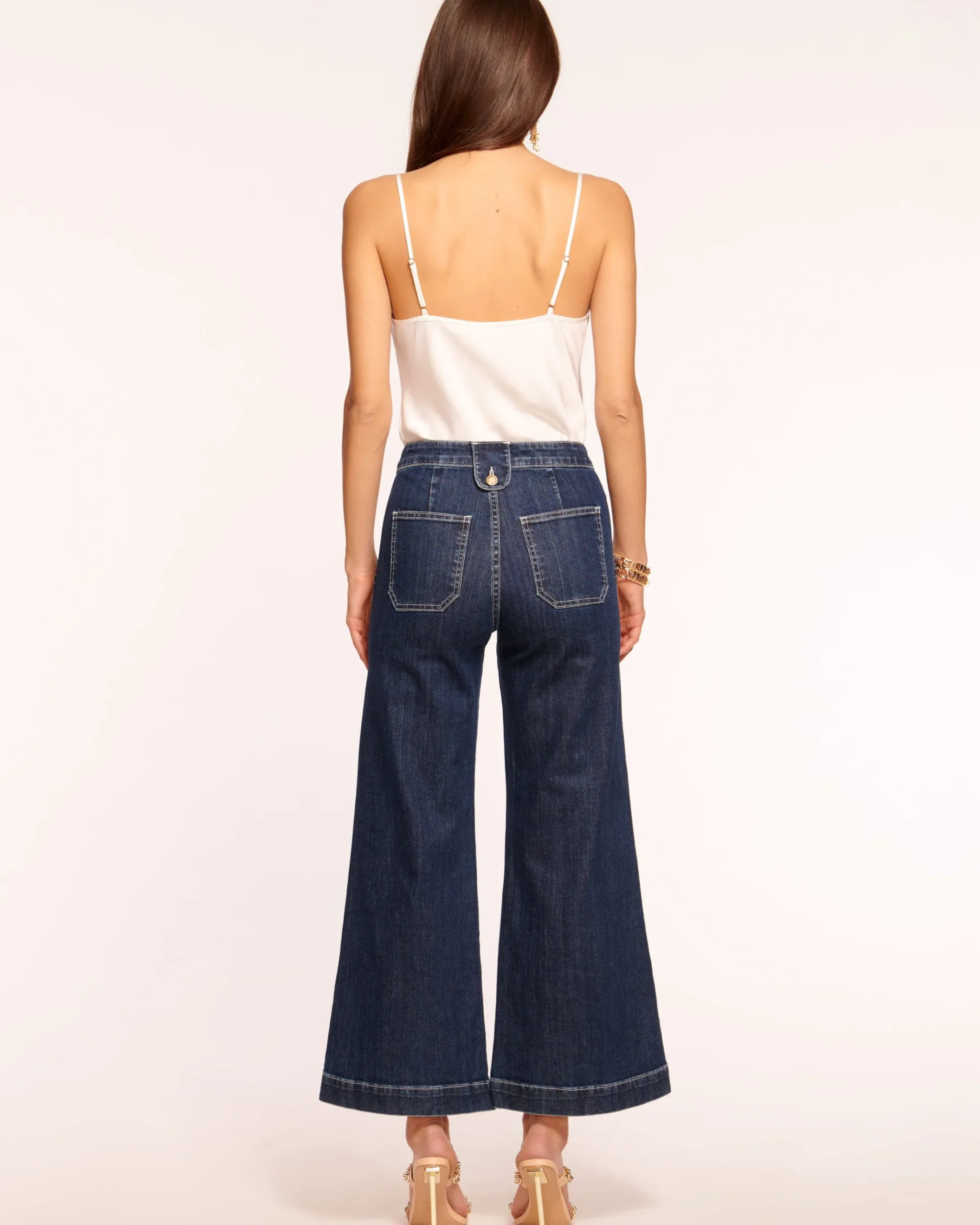 Cropped Theodora Wide Leg Jean