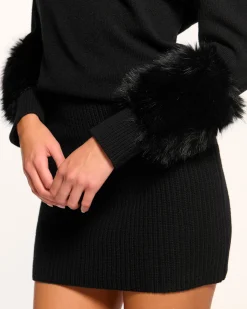 Cyrus Off-The-Shoulder Sweater Dress