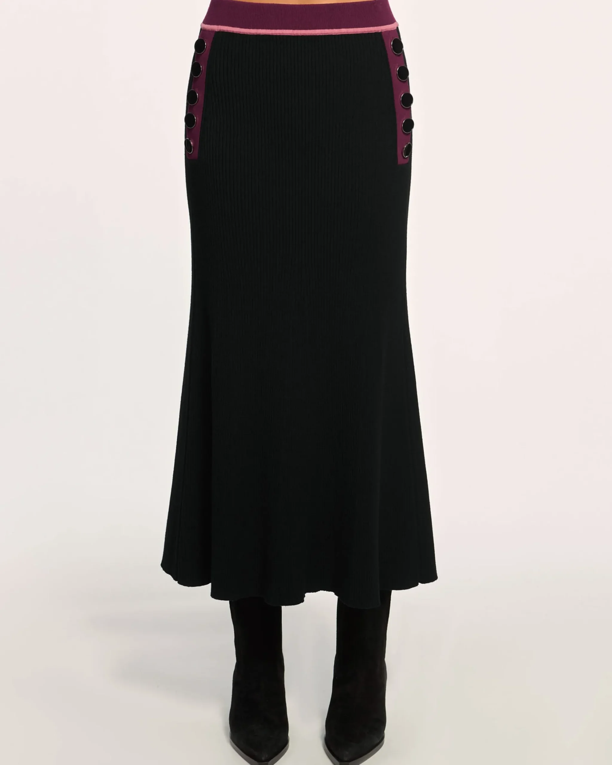 Dakota Colorblock Knit Skirt