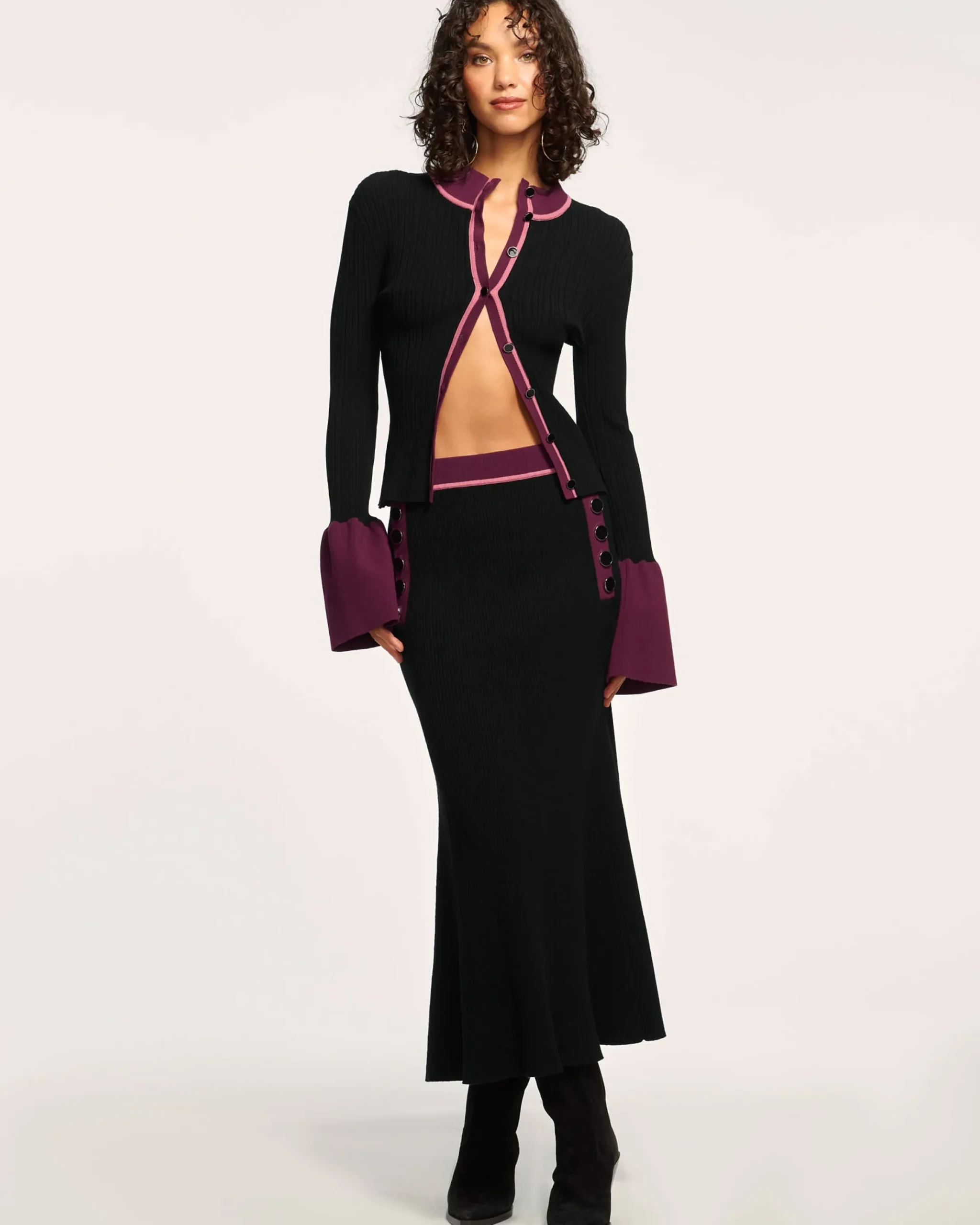 Dakota Colorblock Knit Skirt