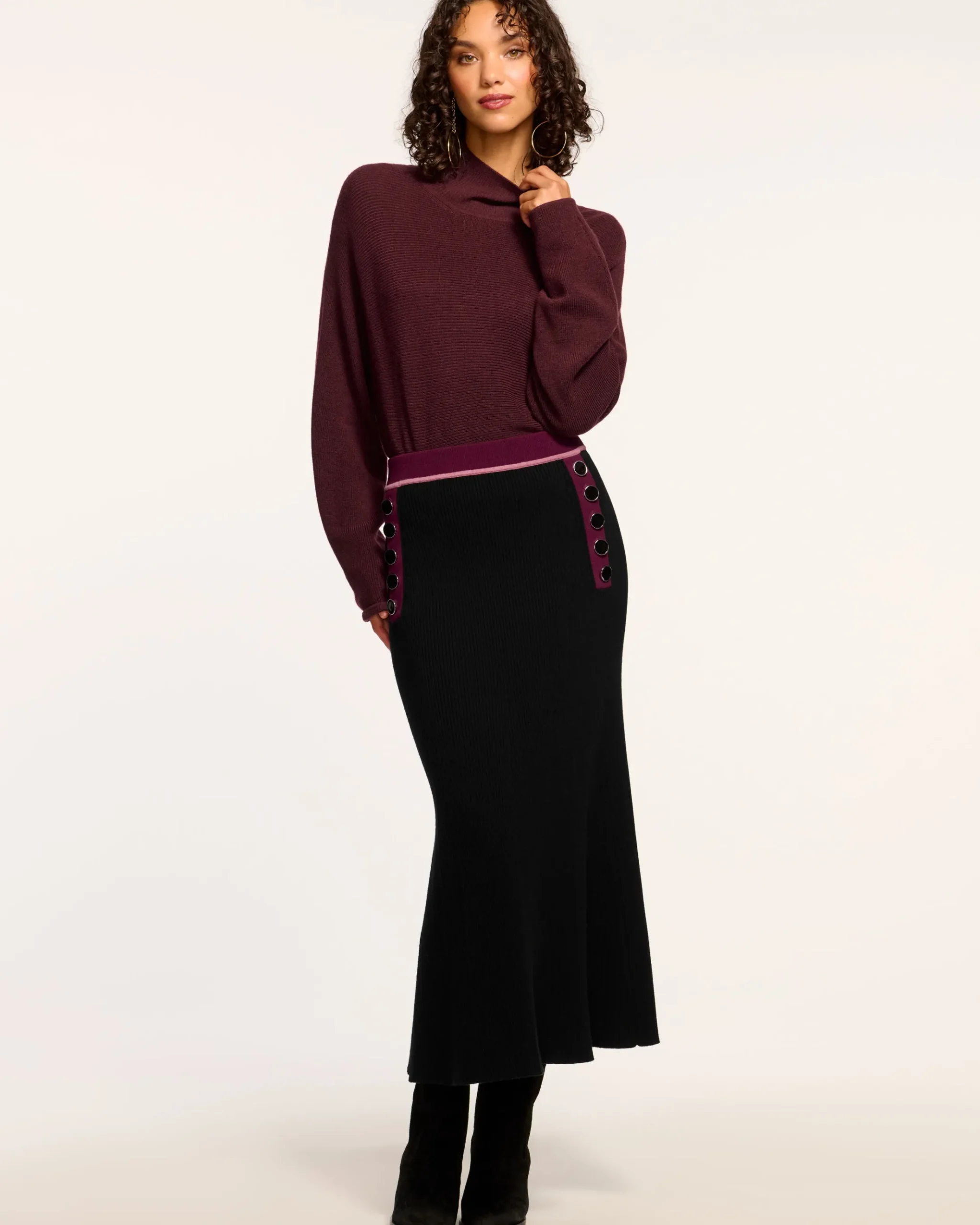 Dakota Colorblock Knit Skirt