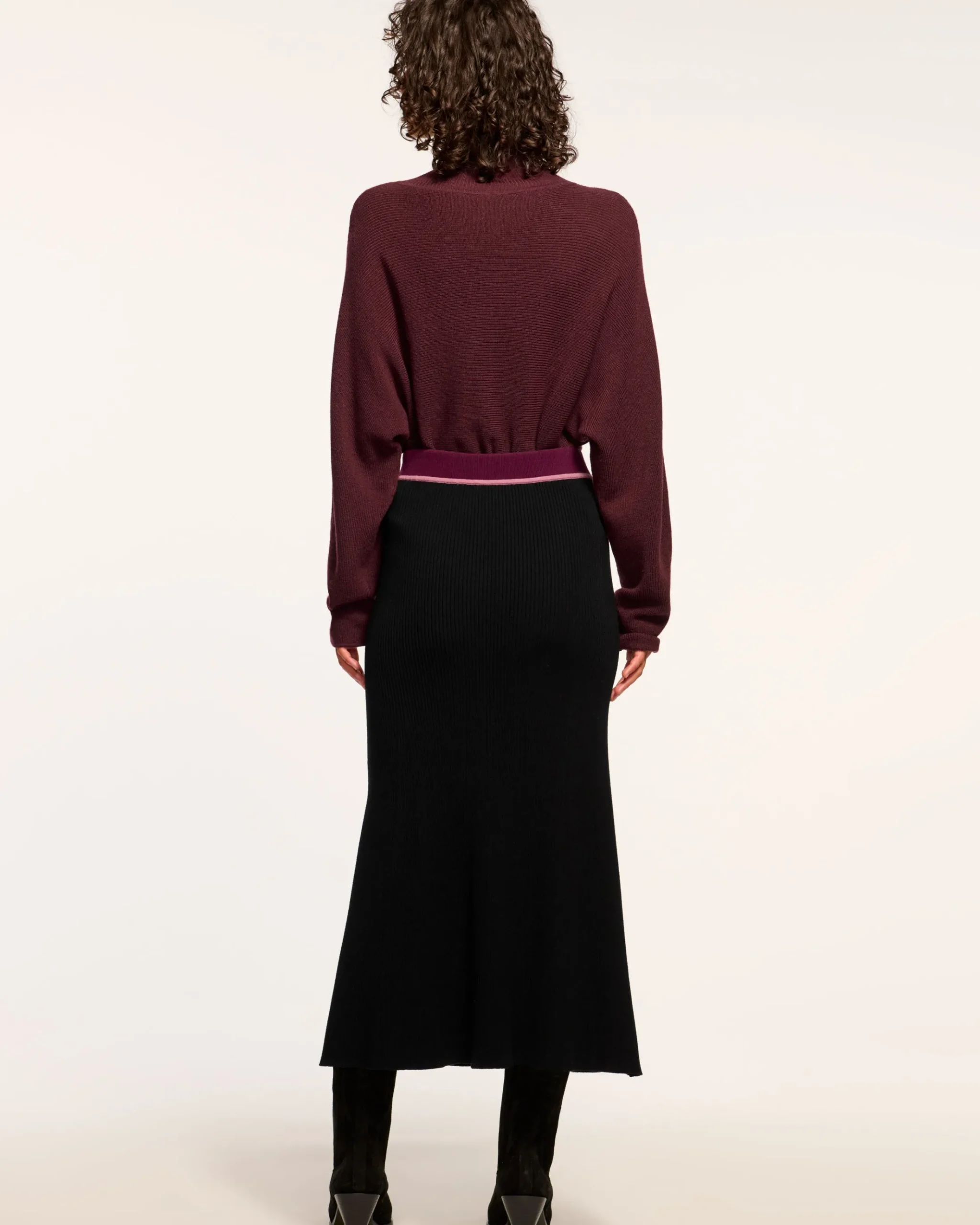 Dakota Colorblock Knit Skirt