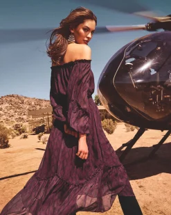 Danna Off-The-Shoulder Midi Dress