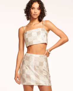 Edson Beaded Mini Skirt