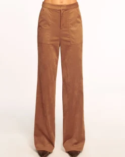 Edwina Faux Suede Trouser