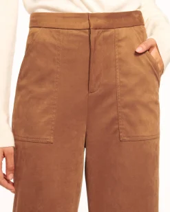 Edwina Faux Suede Trouser