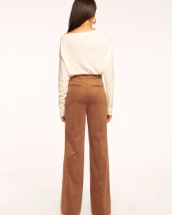 Edwina Faux Suede Trouser