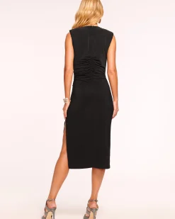 Elena Ruched Midi Dress
