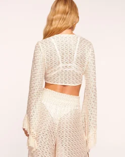 Elvira Coverup Crop Top