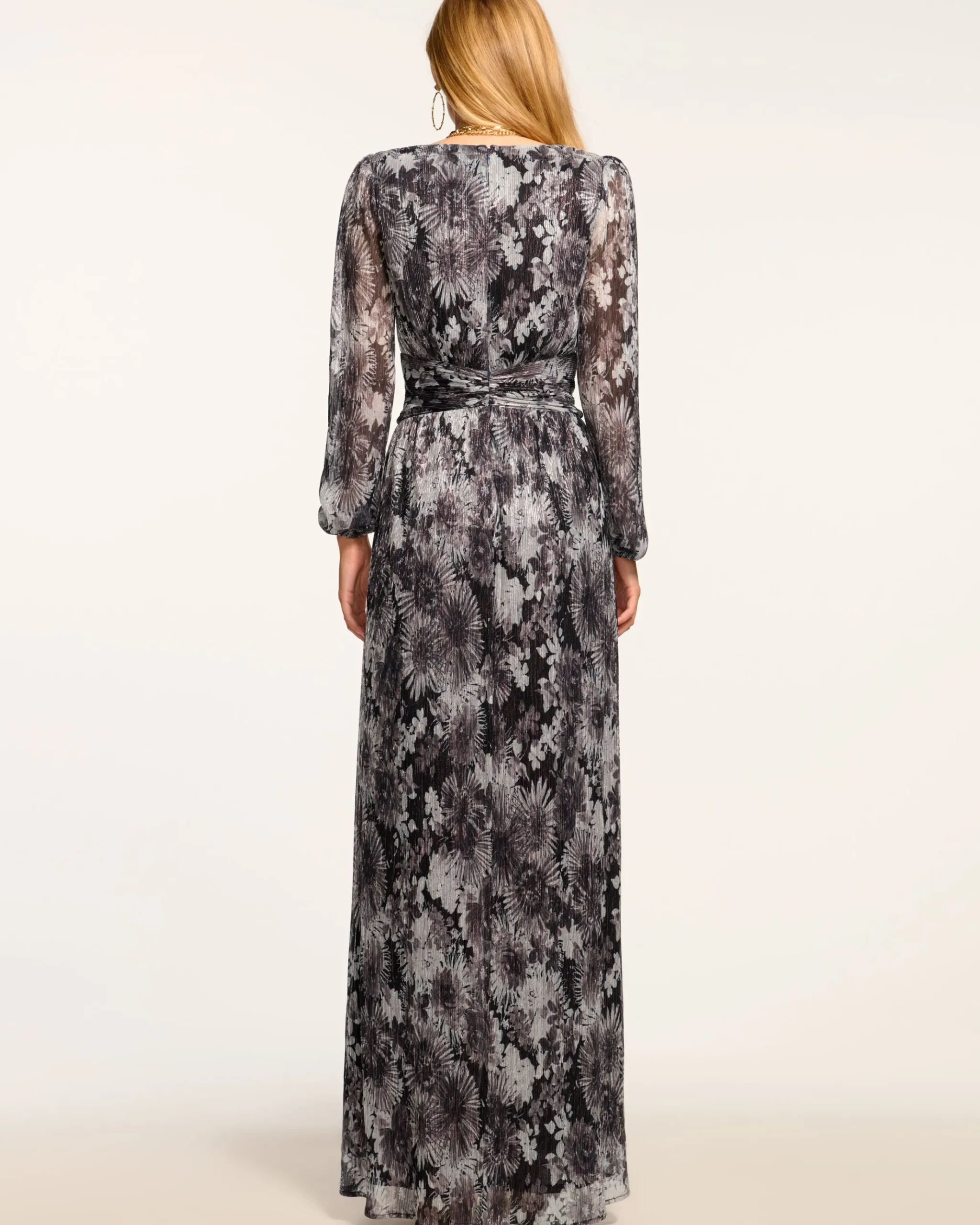 Estelle Long Sleeve V-Neck Dress