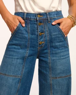 Flores High-Rise Wide Leg Jean