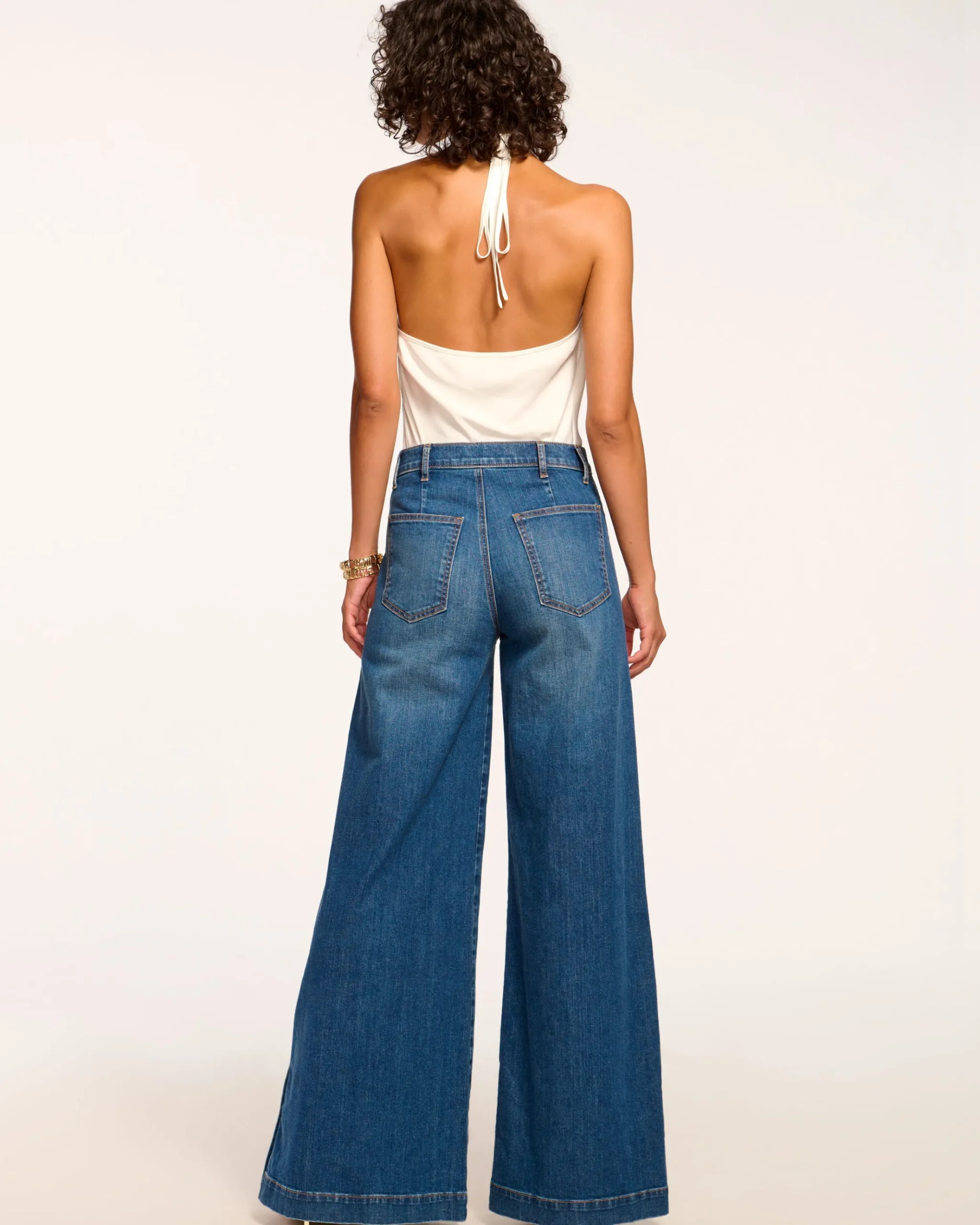 Flores High-Rise Wide Leg Jean