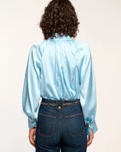 Gayle Silk Long Sleeve Blouse