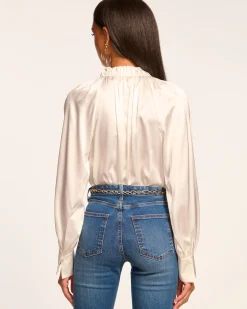 Gayle Silk Long Sleeve Blouse