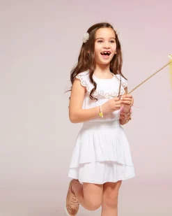 Girls Cynthia Ruffle Mini Dress