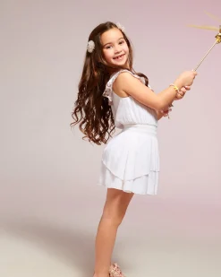 Girls Cynthia Ruffle Mini Dress