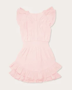 Girls Lola Ruffle Mini Dress