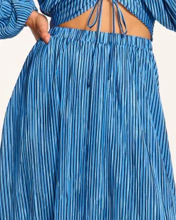 Gwendolyn Pleated Maxi Skirt
