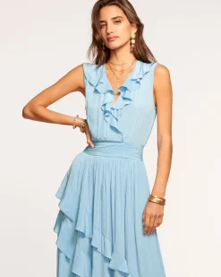 Hadlee Ruffled Midi Dress